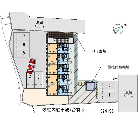 福島市松川町 月極駐車場
